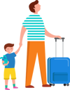 پیش‌نمایش فایل father-and-son-going-on-trip-3406567 از پک گردشگر