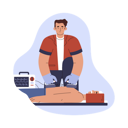 پیش‌نمایش فایل ambulance-doctor-performs-a-procedure-on-patient-9838261 از پک اضطراری