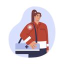 پیش‌نمایش فایل paramedic-woman-holding-first-aid-bag-9838264 از پک اضطراری