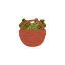 پیش‌نمایش فایل basket-with-vegetables-and-herbs-11909965 از پک تجهیزات مزرعه