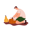 پیش‌نمایش فایل farmer-harvesting-vegetables-in-autumn-11909959 از پک تجهیزات مزرعه