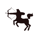 پیش‌نمایش فایل black-silhouette-of-centaur-archery-11910048 از پک موجودات افسانه ای