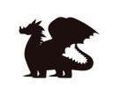 پیش‌نمایش فایل dragon-black-silhouette-11910043 از پک موجودات افسانه ای