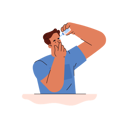 پیش‌نمایش فایل man-dripping-drop-moisturizing-liquid-into-eye-12324818 از پک لنزهای تماسی و لوازم بینایی سنجی