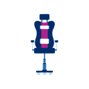 پیش‌نمایش فایل computer-gamer-chair-with-high-soft-back-12369462 از پک مجموعه افراد استفاده کننده از واقعیت مجازی