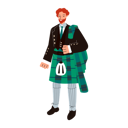 پیش‌نمایش فایل scottish-man-2945578 از پک تنوع