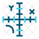 پیش‌نمایش فایل coordinate-line-3143001 از پک علم