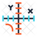 پیش‌نمایش فایل coordinate-line-3143037 از پک علم