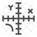 پیش‌نمایش فایل coordinate-line-3143091 از پک علم