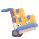 پیش‌نمایش فایل logistics-trolley-5610979 از پک خدمات تحویل کالا