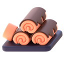 پیش‌نمایش فایل cake-roll-8261639 از پک دسر