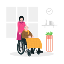 پیش‌نمایش فایل young-girl-helping-old-aged-man-with-wheelchair-9724869 از پک فعالیت روزانه