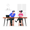پیش‌نمایش فایل young-man-and-woman-discussing-together-9724864 از پک فعالیت روزانه