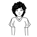 پیش‌نمایش فایل curley-hair-girl-9744604 از پک مجموعه کاراکتر