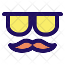 پیش‌نمایش فایل mustache-95 از پک جامپ آیکون - هیپستر (خط پر)