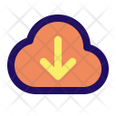 پیش‌نمایش فایل download-cloud-1 از پک جامپ آیکون - رابط کاربری پایه (خط پر)