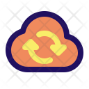 پیش‌نمایش فایل synchronize-cloud-1 از پک جامپ آیکون - رابط کاربری پایه (خط پر)