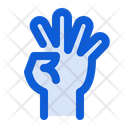 پیش‌نمایش فایل four-fingers-gesture-5792813 از پک حالت های دست