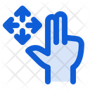 پیش‌نمایش فایل two-finger-drag-5792844 از پک حالت های دست