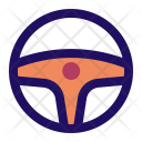 پیش‌نمایش فایل steering-61 از پک جامپ آیکون - خودرو (خط پر)