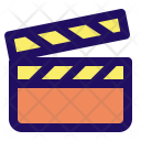 پیش‌نمایش فایل clapperboard-51 از پک جامپ آیکون - سرگرمی (خط پر)
