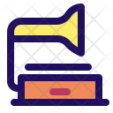 پیش‌نمایش فایل phonograph-2 از پک جامپ آیکون - سرگرمی (خط پر)