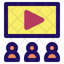 پیش‌نمایش فایل watching-1 از پک جامپ آیکون - سرگرمی (خط پر)