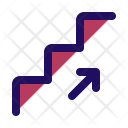 پیش‌نمایش فایل stair-18 از پک جامپ آیکون - مسیریابی (خط پر)