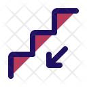پیش‌نمایش فایل stairs-145 از پک جامپ آیکون - مسیریابی (خط پر)