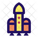 پیش‌نمایش فایل rocket-875 از پک جامپ آیکون - فضا (خط پر)