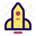 پیش‌نمایش فایل rocket-877 از پک جامپ آیکون - فضا (خط پر)