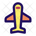 پیش‌نمایش فایل plane-255 از پک جامپ آیکون - حمل و نقل (خط پر)