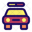 پیش‌نمایش فایل police-car-31 از پک جامپ آیکون - حمل و نقل (خط پر)