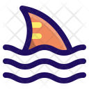 پیش‌نمایش فایل shark-81 از پک جامپ آیکون - دریایی (خط پر)