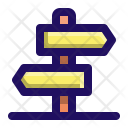 پیش‌نمایش فایل direction-board-110 از پک کمپینگ (خطی پر)