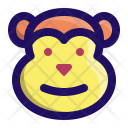 پیش‌نمایش فایل monkey-182 از پک حیوان (خط توپر)