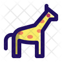 پیش‌نمایش فایل giraffe-66 از پک حیوان جلد 2 (خط توپر)