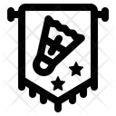 پیش‌نمایش فایل pennant-12413808 از پک بادمینتون