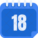 پیش‌نمایش فایل day-18-7409432 از پک تاریخ و تقویم