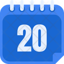 پیش‌نمایش فایل day-20-7409434 از پک تاریخ و تقویم