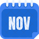 پیش‌نمایش فایل november-7409462 از پک تاریخ و تقویم