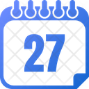 پیش‌نمایش فایل day-27-7413471 از پک تاریخ و تقویم