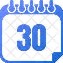 پیش‌نمایش فایل day-30-7413474 از پک تاریخ و تقویم