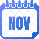 پیش‌نمایش فایل november-7413491 از پک تاریخ و تقویم