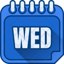 پیش‌نمایش فایل wednesday-7421590 از پک تاریخ و تقویم