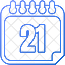پیش‌نمایش فایل day-21-7422297 از پک تاریخ و تقویم