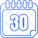 پیش‌نمایش فایل day-30-7422307 از پک تاریخ و تقویم