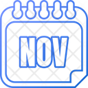 پیش‌نمایش فایل november-7422324 از پک تاریخ و تقویم