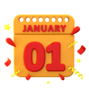 پیش‌نمایش فایل 01-january-calendar-10450331 از پک تزئینات سال نو