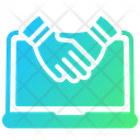 پیش‌نمایش فایل laptop-handsake-7841445 از پک جلسه مجازی